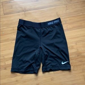 Nike Pro Dri Fit Biker Shorts size M Black
